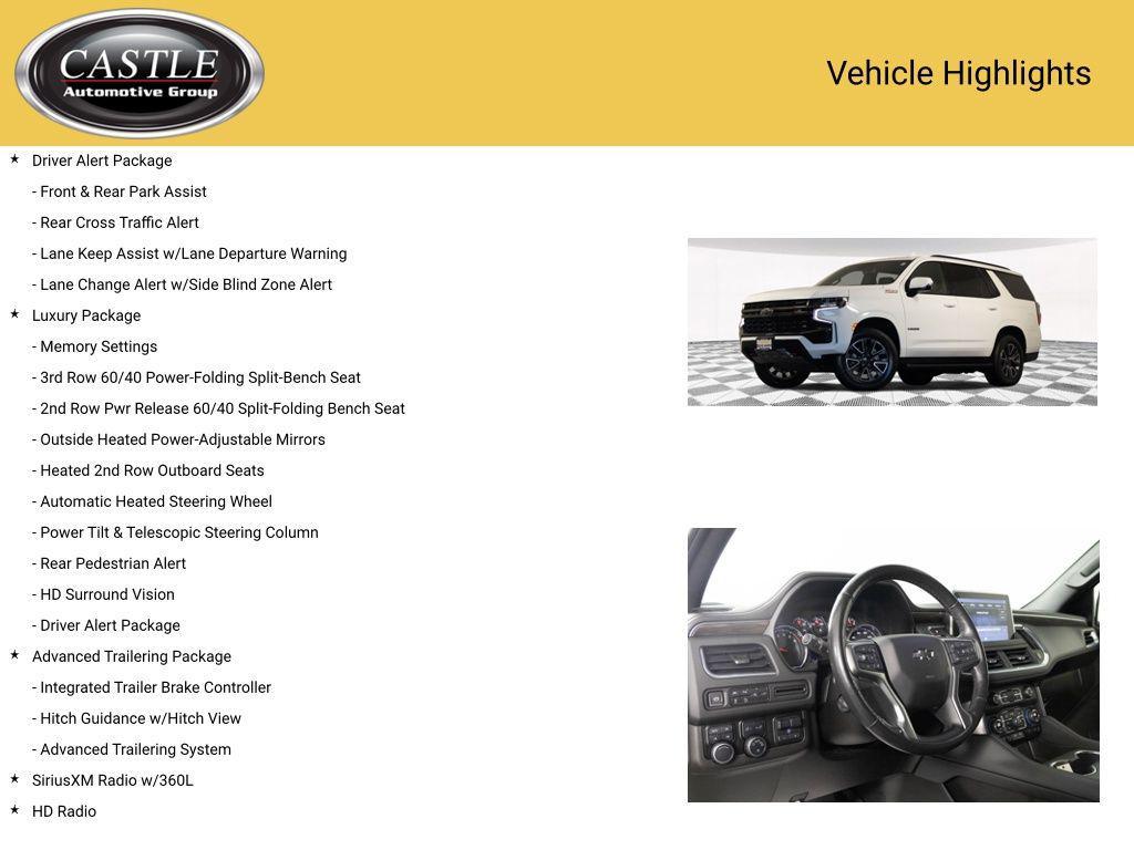 used 2021 Chevrolet Tahoe car, priced at $43,813