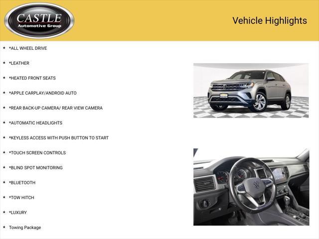 used 2020 Volkswagen Atlas Cross Sport car, priced at $22,594
