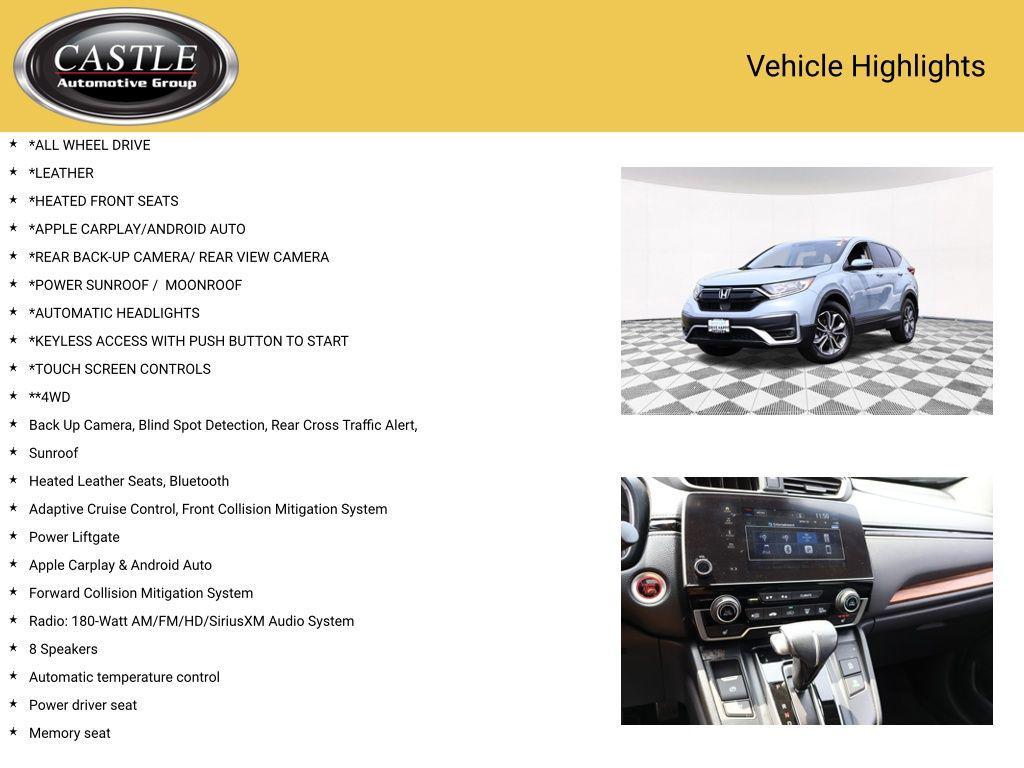 used 2022 Honda CR-V car, priced at $27,662