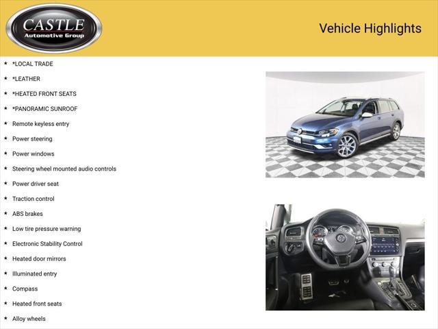 used 2019 Volkswagen Golf Alltrack car, priced at $17,677