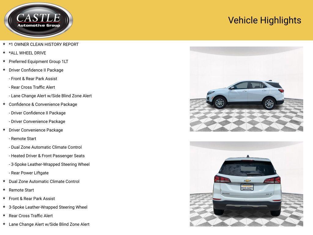 used 2022 Chevrolet Equinox car, priced at $23,154