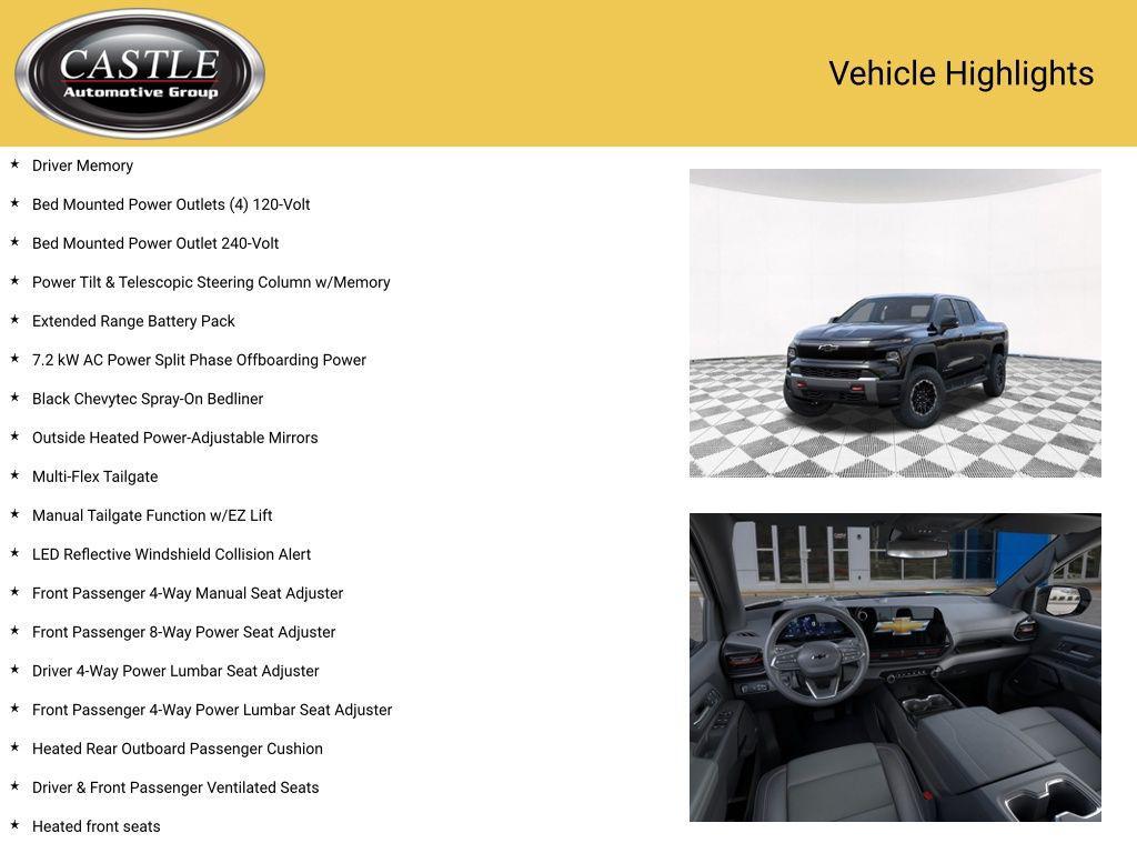 new 2026 Chevrolet Silverado EV car, priced at $69,535