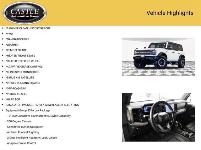 used 2022 Ford Bronco car, priced at $45,322
