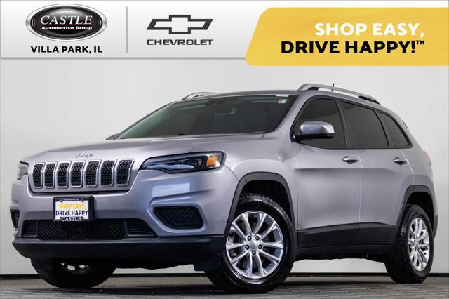 used 2021 Jeep Cherokee car, priced at $17,540