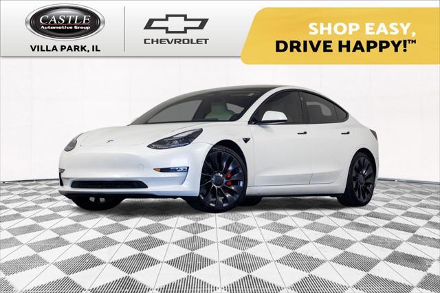 used 2022 Tesla Model 3 car, priced at $28,148