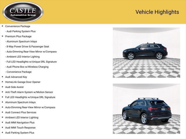 used 2019 Audi Q3 car, priced at $22,277
