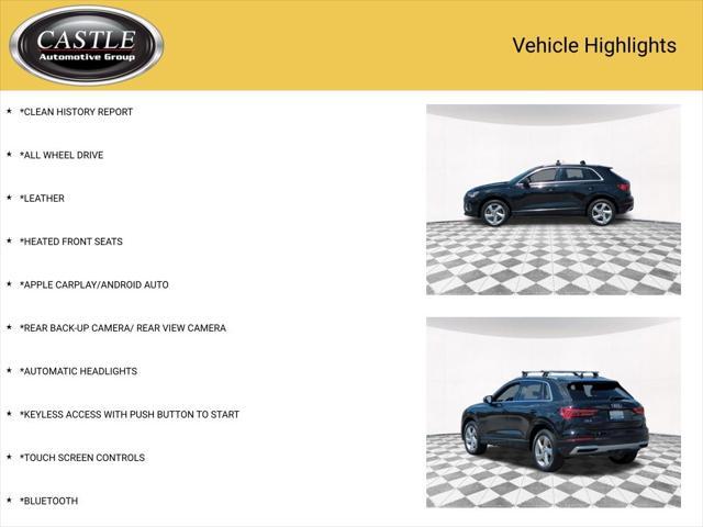 used 2019 Audi Q3 car, priced at $22,277