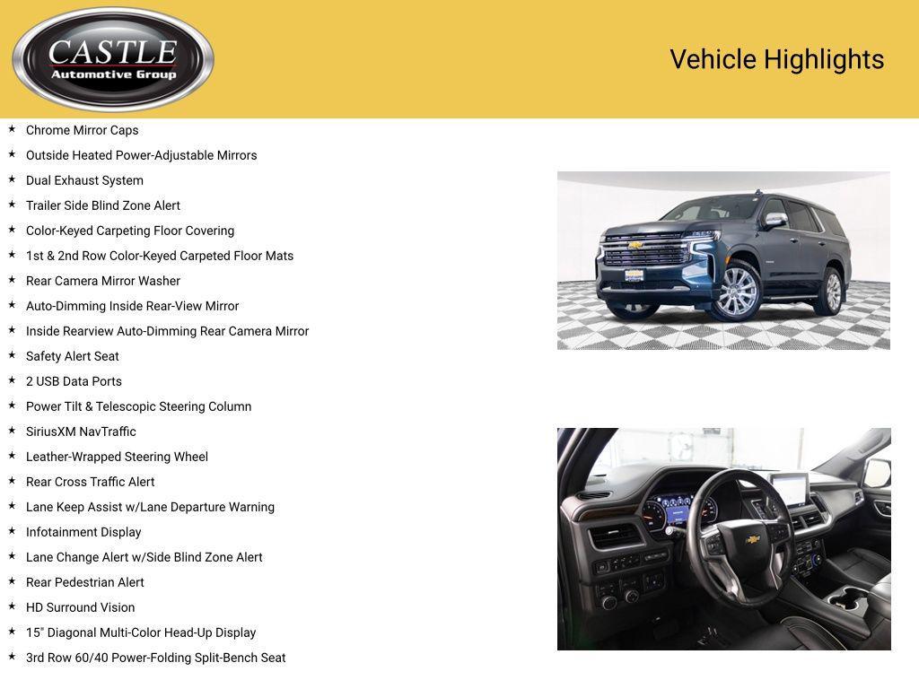 used 2021 Chevrolet Tahoe car, priced at $47,360