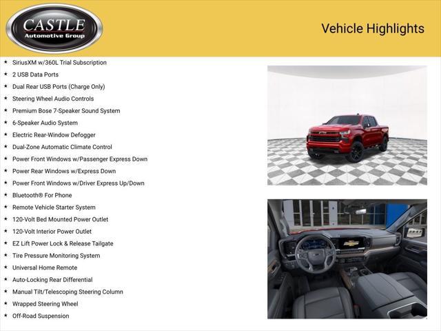 new 2025 Chevrolet Silverado 1500 car, priced at $58,312