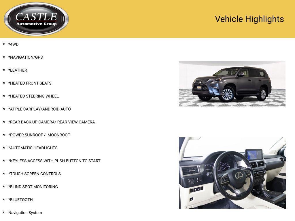 used 2022 Lexus GX 460 car, priced at $51,302