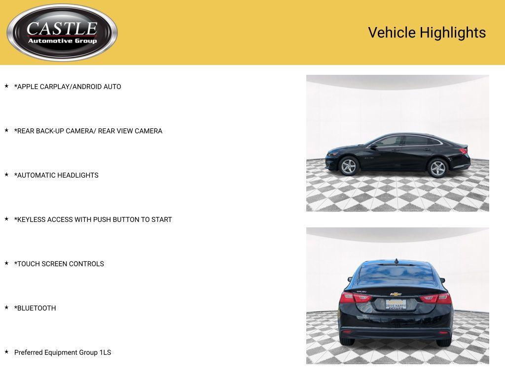used 2018 Chevrolet Malibu car, priced at $13,100