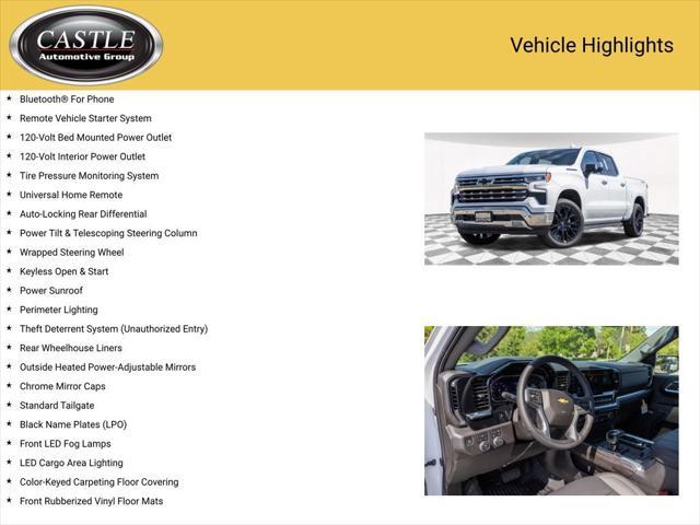 new 2025 Chevrolet Silverado 1500 car, priced at $59,704