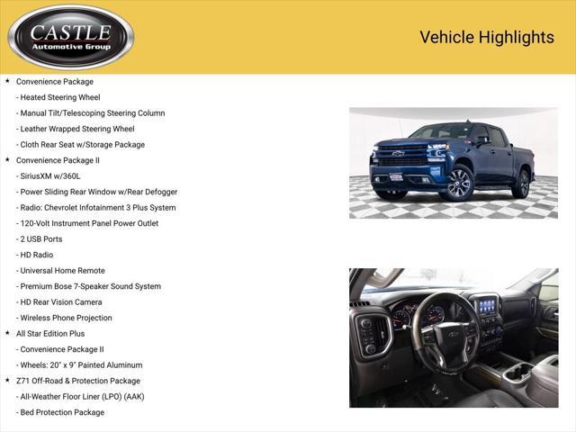 used 2021 Chevrolet Silverado 1500 car, priced at $34,643