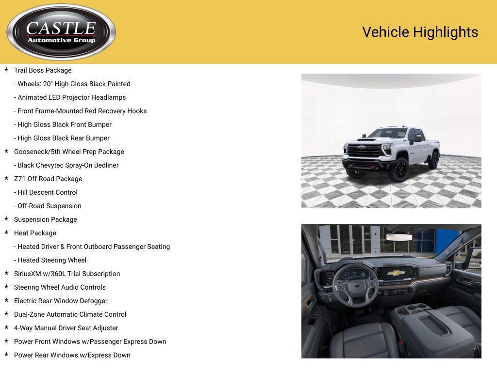 new 2025 Chevrolet Silverado 2500 car, priced at $71,455