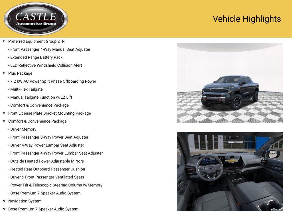 new 2026 Chevrolet Silverado EV car, priced at $69,535