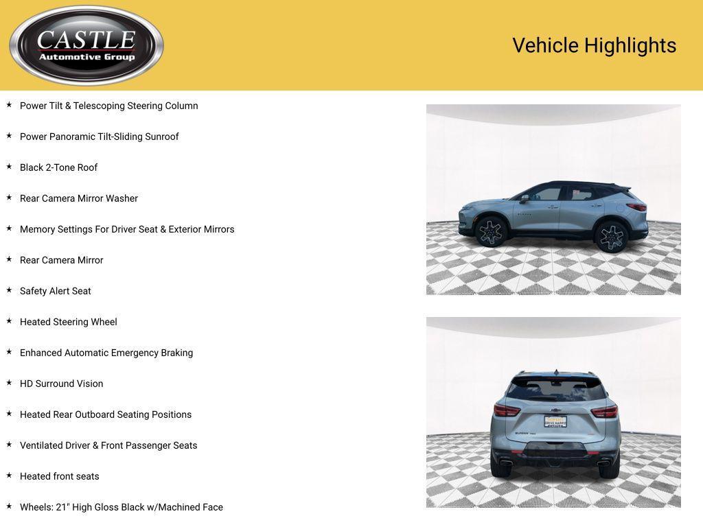 used 2024 Chevrolet Blazer car, priced at $40,492