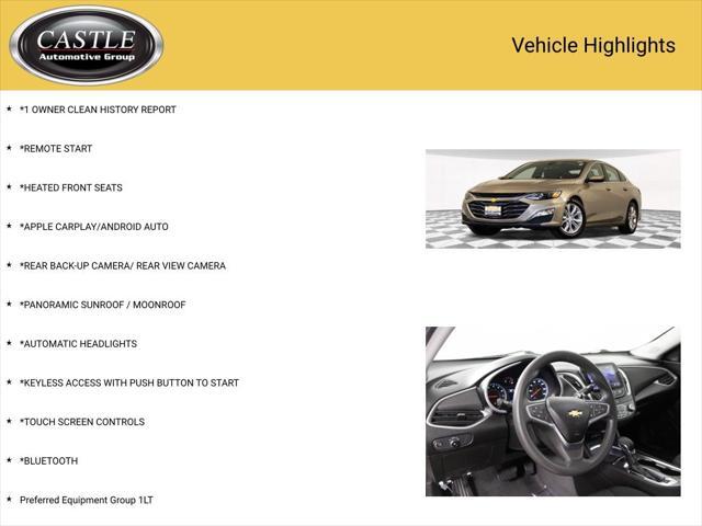 used 2022 Chevrolet Malibu car, priced at $17,639