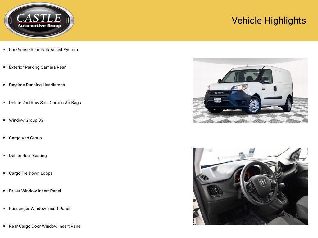 used 2020 Ram ProMaster City car, priced at $12,499