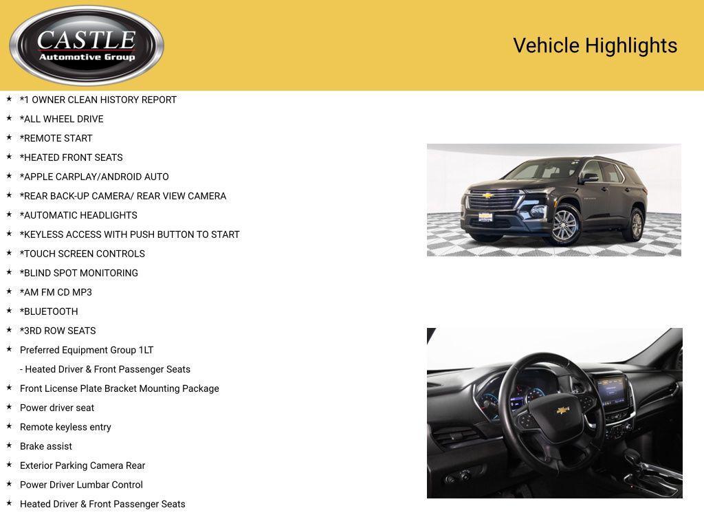 used 2023 Chevrolet Traverse car, priced at $25,994