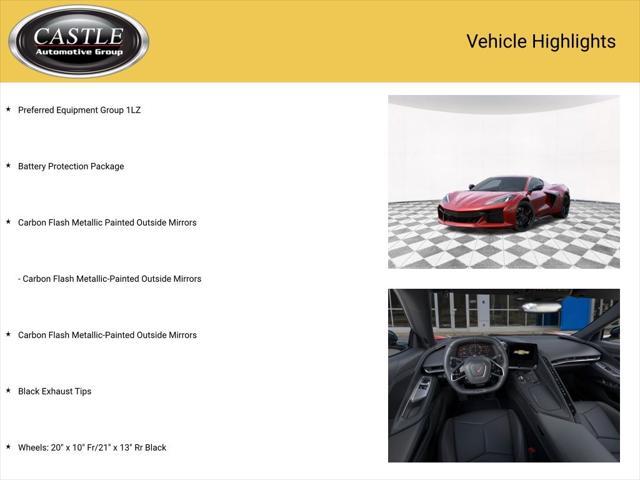 new 2025 Chevrolet Corvette car, priced at $118,734