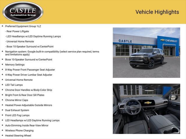 new 2025 Chevrolet Suburban car, priced at $79,120