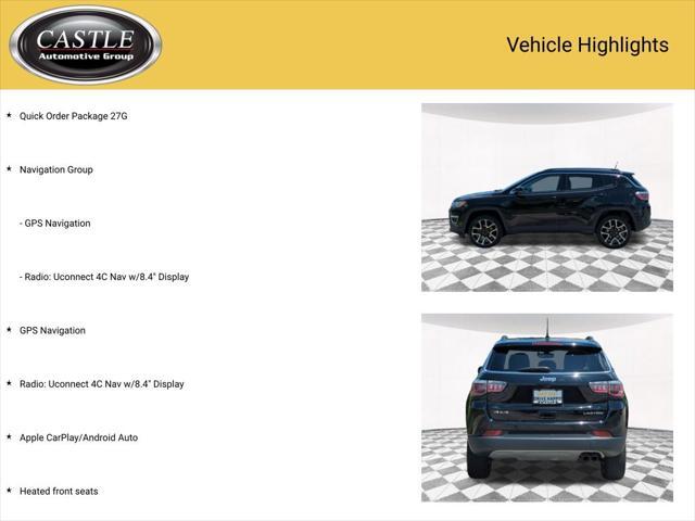 used 2018 Jeep Compass car, priced at $16,894