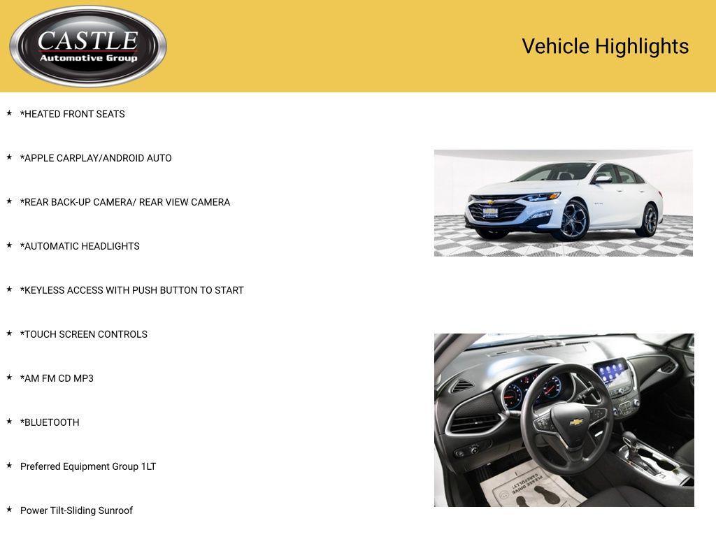 used 2023 Chevrolet Malibu car, priced at $17,777