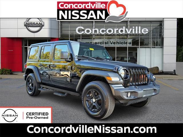 used 2021 Jeep Wrangler Unlimited car, priced at $29,827