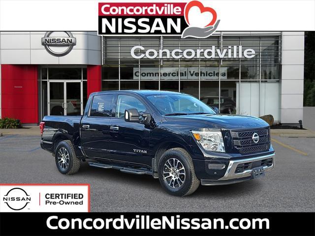 used 2021 Nissan Titan car, priced at $32,492