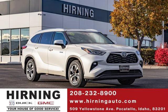 used 2020 Toyota Highlander Hybrid car, priced at $33,350