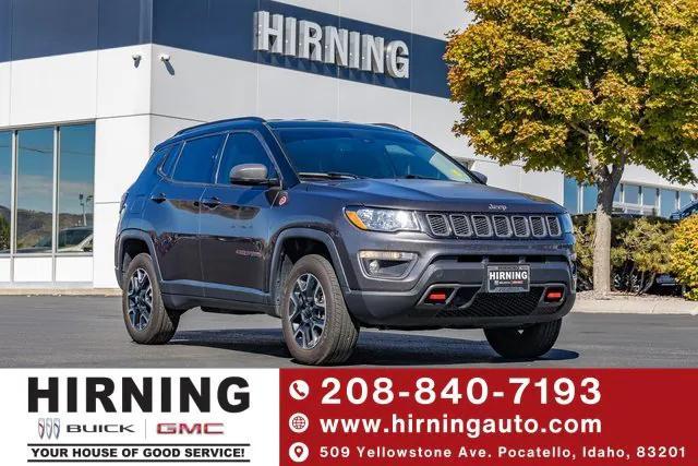 used 2021 Jeep Compass car, priced at $18,596