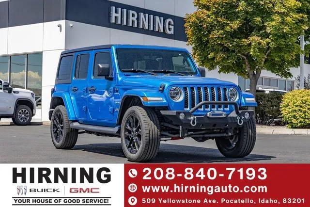 used 2022 Jeep Wrangler Unlimited 4xe car, priced at $34,900