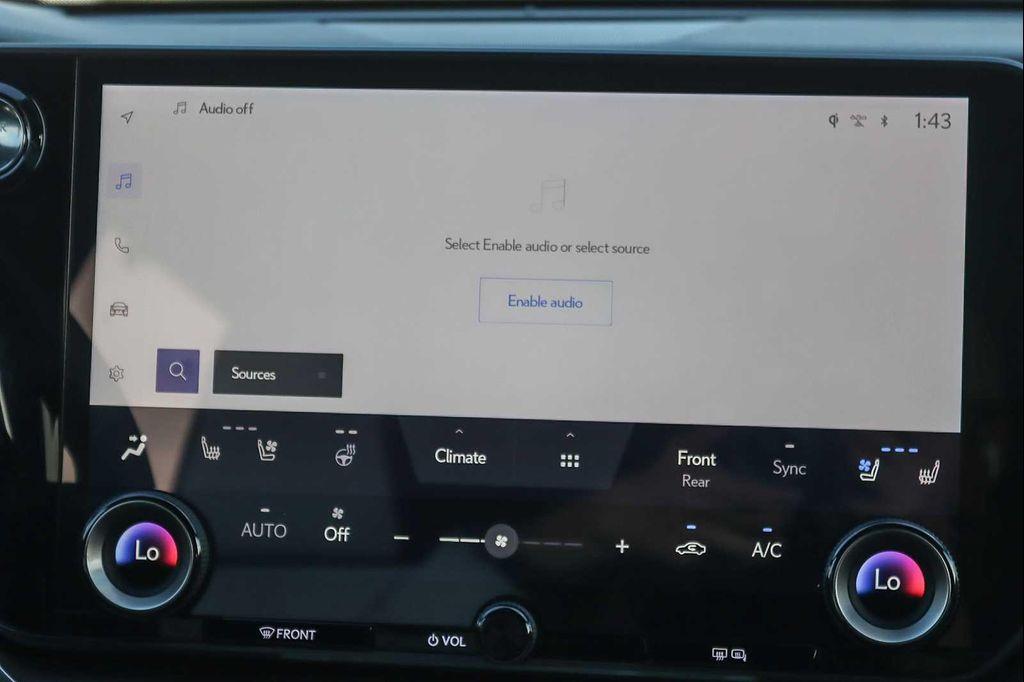 new 2026 Lexus TX 500h car, priced at $75,909