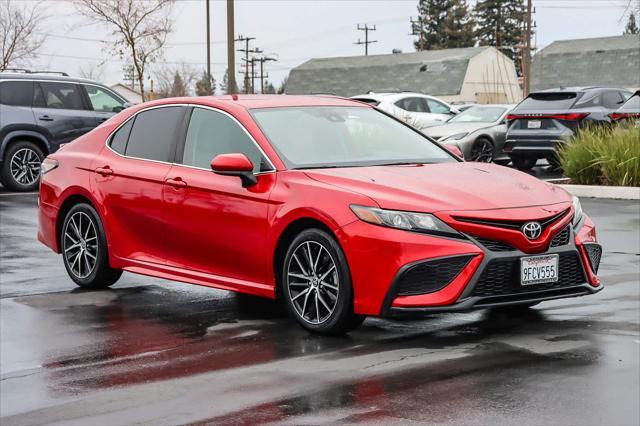 used 2021 Toyota Camry car, priced at $19,421