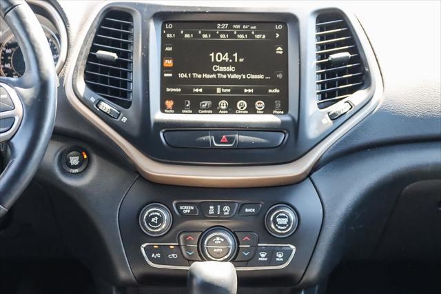 used 2017 Jeep Cherokee car, priced at $17,311