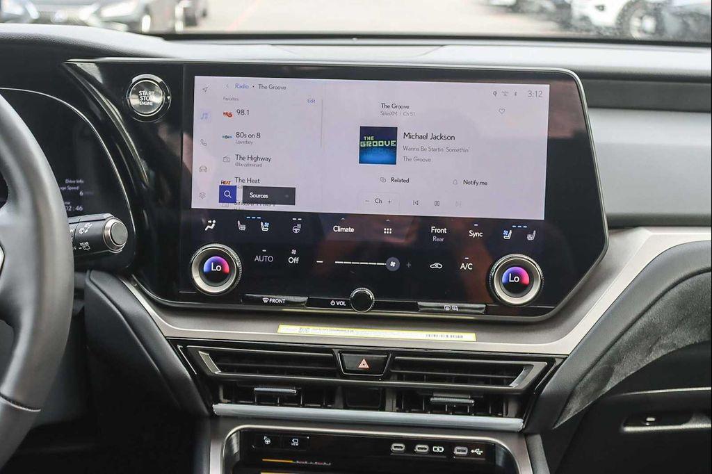 new 2025 Lexus TX 350 car, priced at $71,794