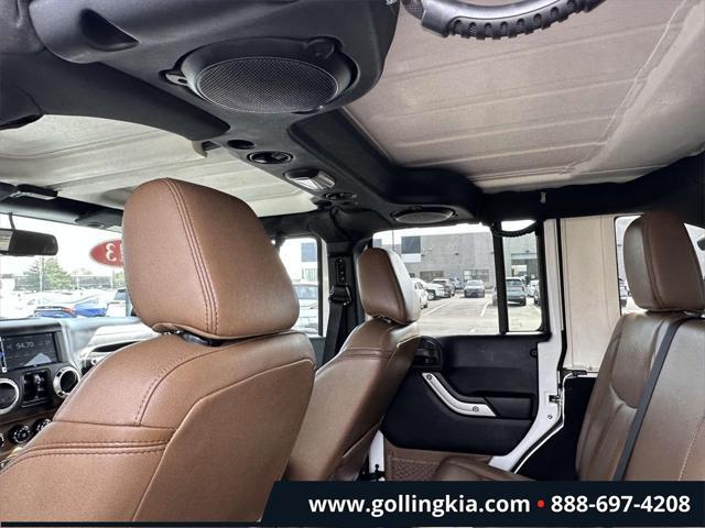 used 2013 Jeep Wrangler Unlimited car, priced at $20,490
