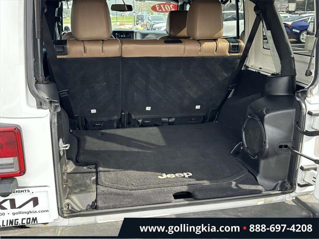used 2013 Jeep Wrangler Unlimited car, priced at $20,490