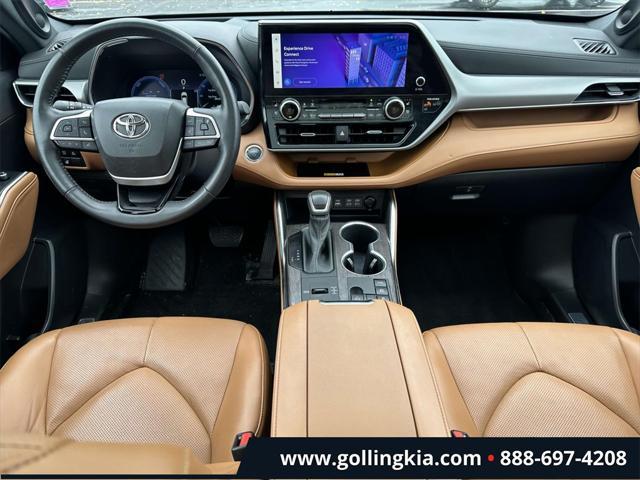 used 2023 Toyota Highlander Hybrid car, priced at $46,085