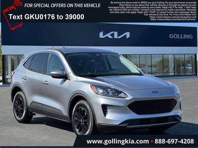 used 2021 Ford Escape car, priced at $19,500