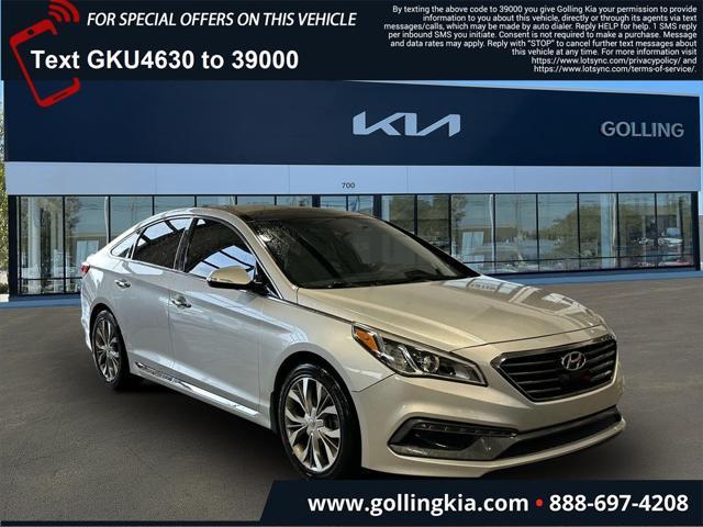 used 2015 Hyundai Sonata car, priced at $10,500