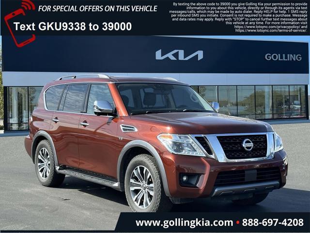 used 2019 Nissan Armada car, priced at $17,500
