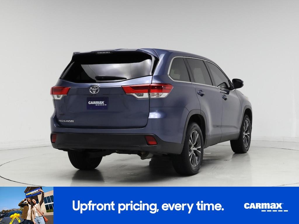 used 2019 Toyota Highlander car, priced at $19,998