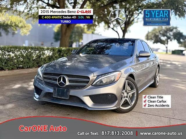 used 2015 Mercedes-Benz C-Class car, priced at $16,231