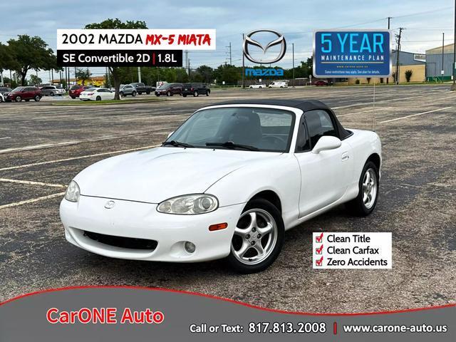 used 2002 Mazda MX-5 Miata car, priced at $7,631