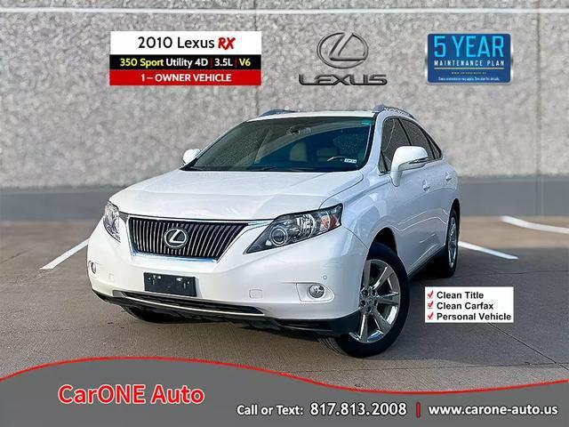 used 2010 Lexus RX 350 car, priced at $13,431