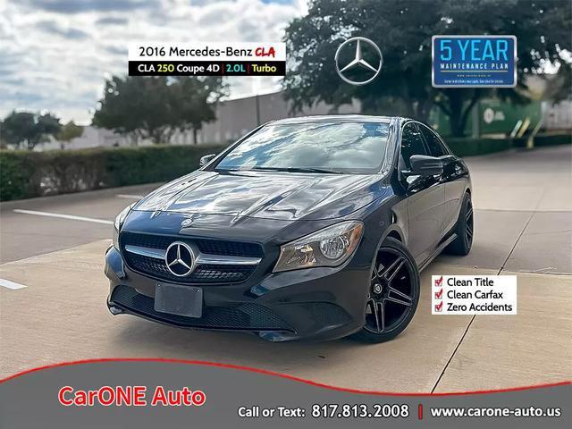 used 2016 Mercedes-Benz CLA-Class car, priced at $14,381