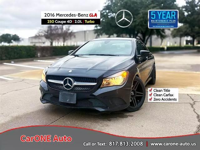 used 2016 Mercedes-Benz CLA-Class car, priced at $14,381