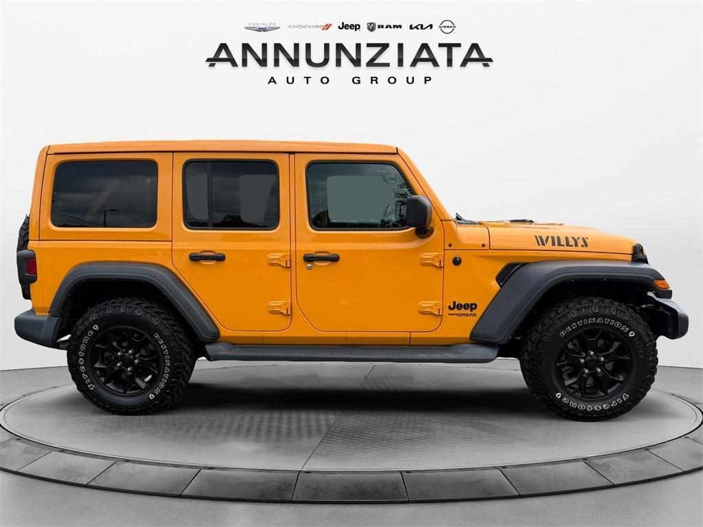used 2021 Jeep Wrangler Unlimited car, priced at $29,999