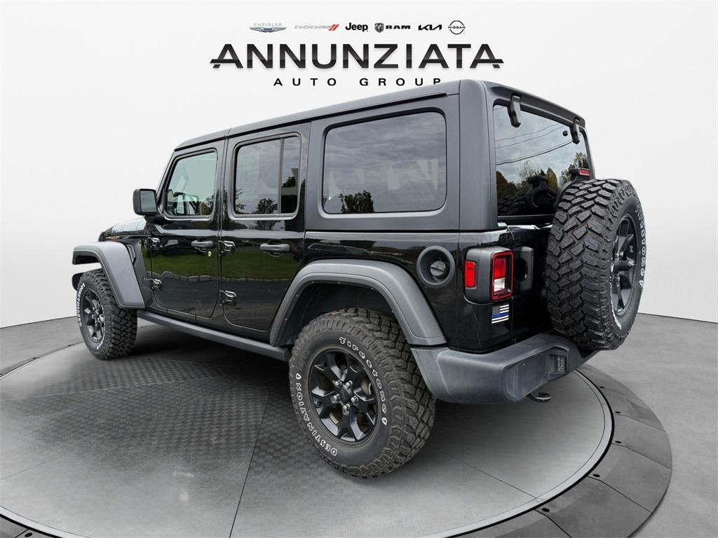 used 2021 Jeep Wrangler Unlimited car, priced at $32,599